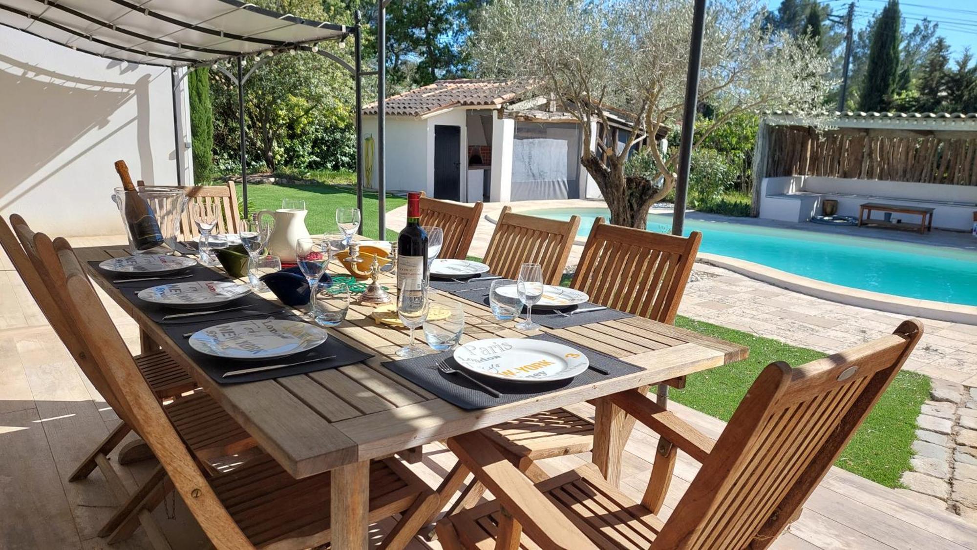 L'Opaline Villa Lorgues Bagian luar foto